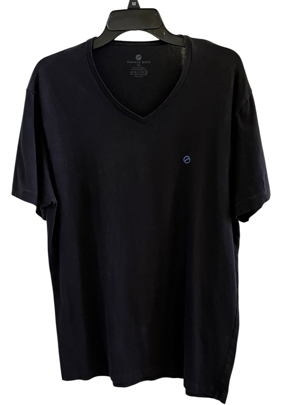 Hammer Made, men’s cotton  t-shirt, black XL